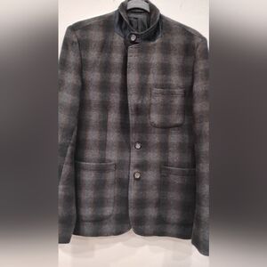 RETRO PLAID PENNY STOCK JACKET